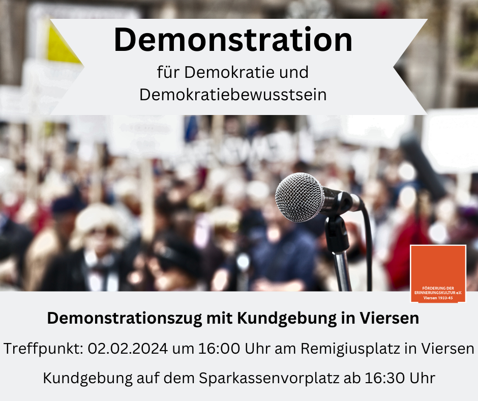 Demonstration für Demokratie